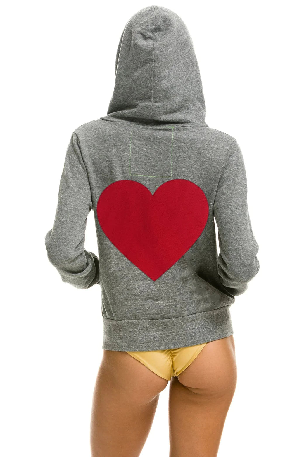 Heart Stitch Zip Hoodie