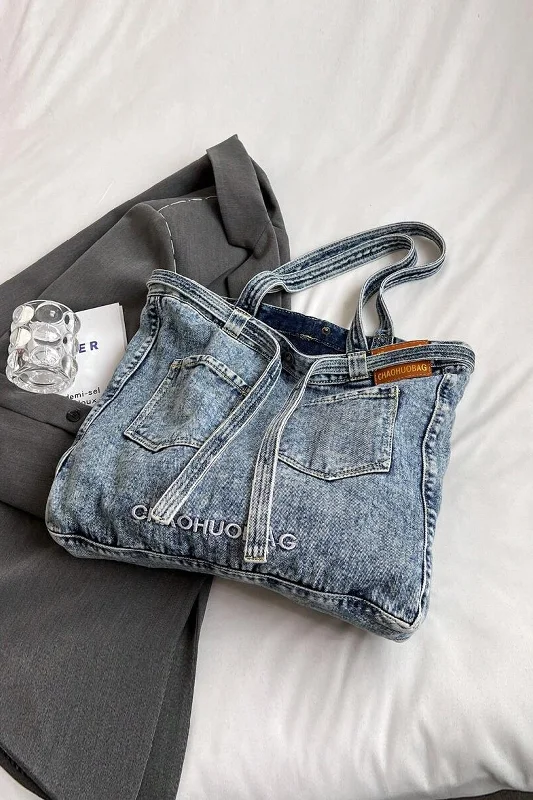 Denim Tote Bag