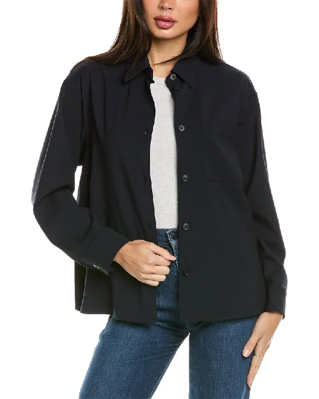 Weekend Max Mara Majori Wool-Blend Shirt Jacket