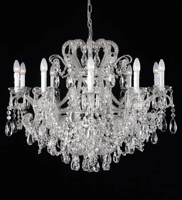 Chandeliers with Dimmable Lights for Ambiance Control10 Light Bohemian Crystal Glass Chandelier Chandeliers with Dimmable Lights for Ambiance Control10 Light Bohemian Crystal Glass Chandelier