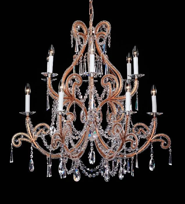 Rustic Wood Chandeliers for Country - Style Houses12 Light Copper Chandelier With Crystal Glass Pendants Rustic Wood Chandeliers for Country - Style Houses12 Light Copper Chandelier With Crystal Glass Pendants