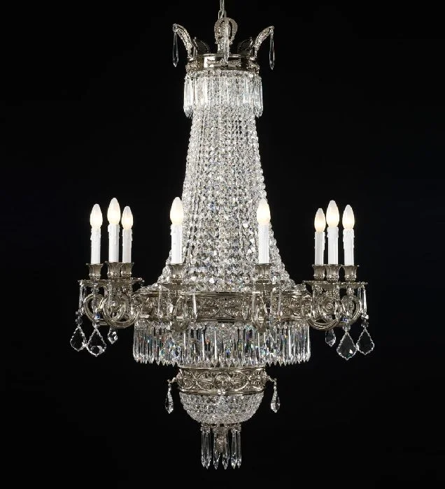 Traditional Brass Chandeliers for Classic Interiors12 Light Empire Style Chandelier Traditional Brass Chandeliers for Classic Interiors12 Light Empire Style Chandelier