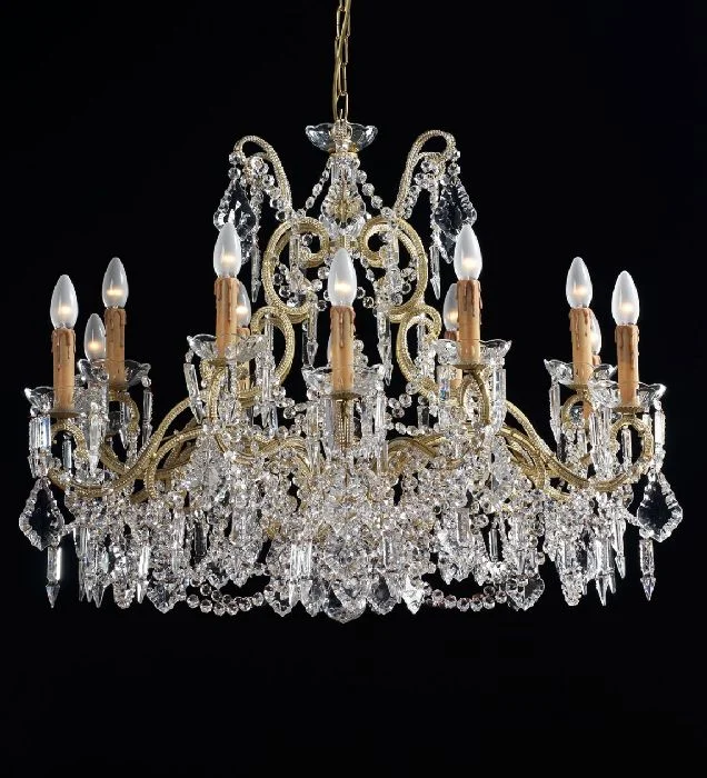 Mini Chandeliers for Adding Charm to Small Spaces12 Light Gold Chandelier With Bohemian Crystals Mini Chandeliers for Adding Charm to Small Spaces12 Light Gold Chandelier With Bohemian Crystals