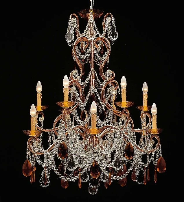 Chandeliers for Low Ceilings to Avoid Overcrowding12 Light Ivory Chandelier With Amber And Clear Crystals Chandeliers for Low Ceilings to Avoid Overcrowding12 Light Ivory Chandelier With Amber And Clear Crystals