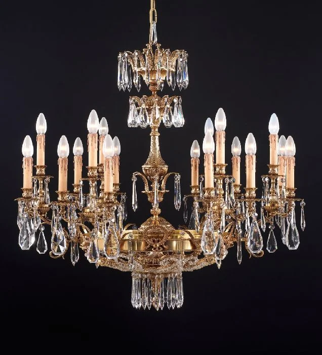 Industrial Iron Chandeliers for Loft - Inspired Spaces18 Light French Gold &Asfour Crystal Chandelier Industrial Iron Chandeliers for Loft - Inspired Spaces18 Light French Gold &Asfour Crystal Chandelier