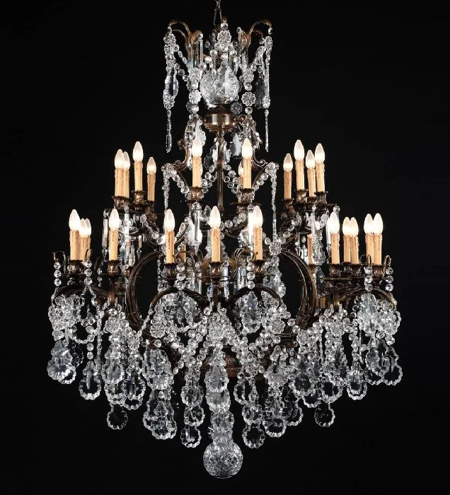 Bohemian - Style Beaded Chandeliers for Eclectic Decor30 Light French Gold Chandelier With Bohemian Crystals Bohemian - Style Beaded Chandeliers for Eclectic Decor30 Light French Gold Chandelier With Bohemian Crystals