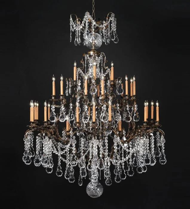 Chandeliers with Pendant Lights for a Stylish Look42 Light 3 Tier Chandelier With Bohemian Crystal Pendants Chandeliers with Pendant Lights for a Stylish Look42 Light 3 Tier Chandelier With Bohemian Crystal Pendants