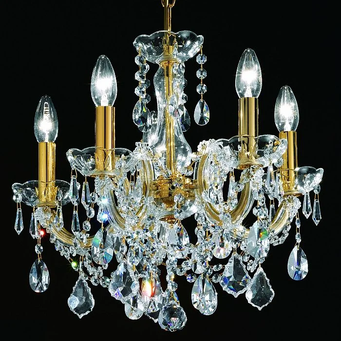 Chandeliers for Dining Rooms to Set the Mood for Meals5 Light Gold Plated Crystal Glass Chandelier Chandeliers for Dining Rooms to Set the Mood for Meals5 Light Gold Plated Crystal Glass Chandelier