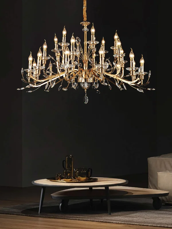 Industrial Iron Chandeliers for Loft - Inspired SpacesAurora Regal Chandelier