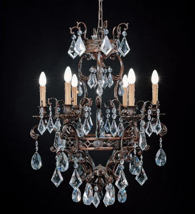 Chandeliers for Low Ceilings to Avoid Overcrowding6 Light Chandelier With Hand-Cut Turkish Crystals Chandeliers for Low Ceilings to Avoid Overcrowding6 Light Chandelier With Hand-Cut Turkish Crystals