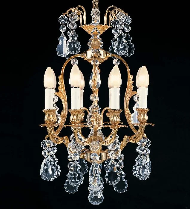 Chandeliers with Metal Frames in Gold Finish8 Light French Gold Chandelier With Bohemian Crystals Chandeliers with Metal Frames in Gold Finish8 Light French Gold Chandelier With Bohemian Crystals