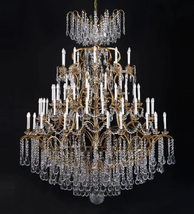 Chandeliers with Clear Crystal for a Sparkling Effect80 Light French Gold Hotel Chandelier Chandeliers with Clear Crystal for a Sparkling Effect80 Light French Gold Hotel Chandelier