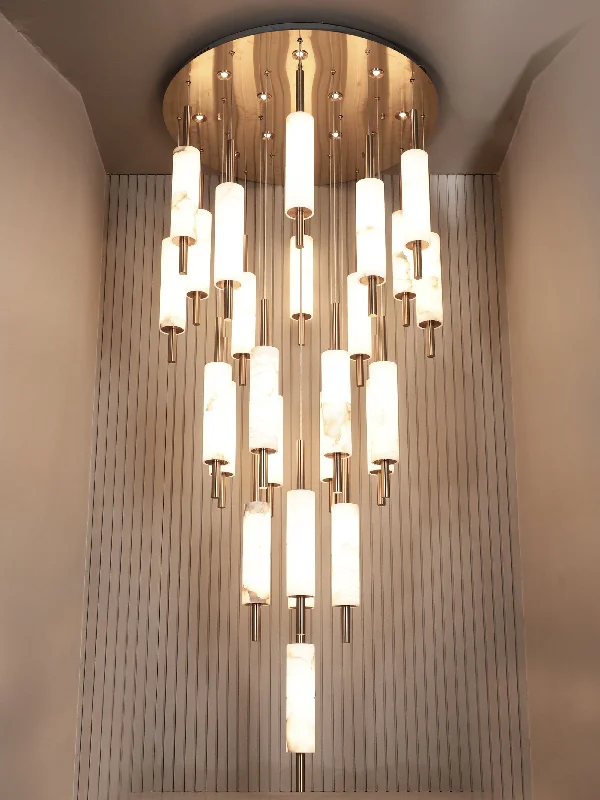 Chandeliers with Metal Frames in Silver FinishAmosis Chandelier