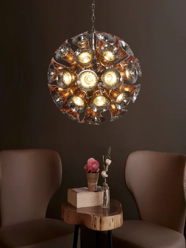 Chandeliers with Adjustable Arms for Directional LightingAtom Chandelier
