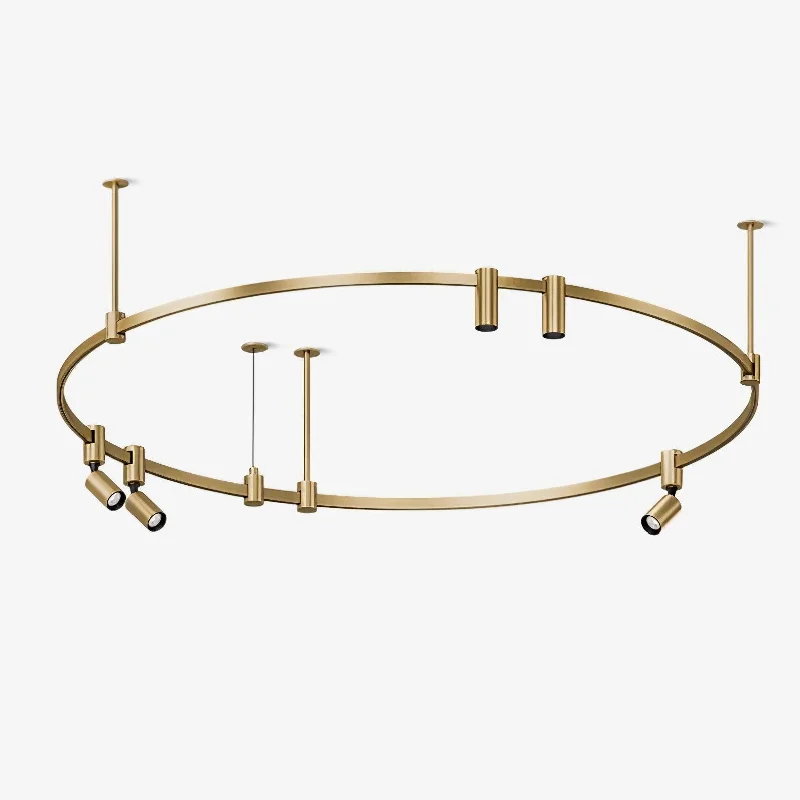 LED Chandeliers for Energy - Efficient LightingAuroom Round Chandelier