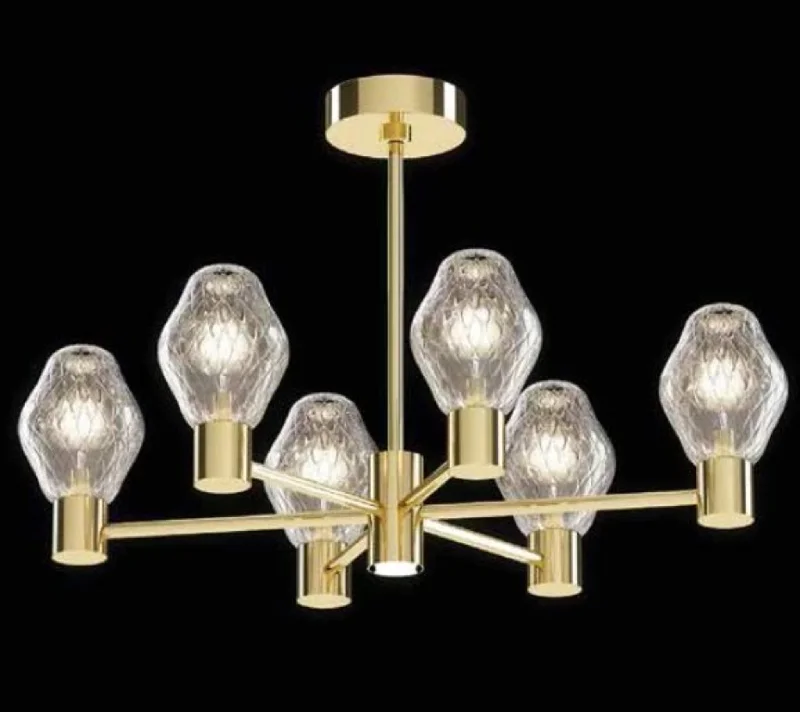 Chandeliers with Multiple Lights for Maximum IlluminationBeautiful Mid-Century 6 Arm Murano Glass Chandelier By Beby Chandeliers with Multiple Lights for Maximum IlluminationBeautiful Mid-Century 6 Arm Murano Glass Chandelier By Beby