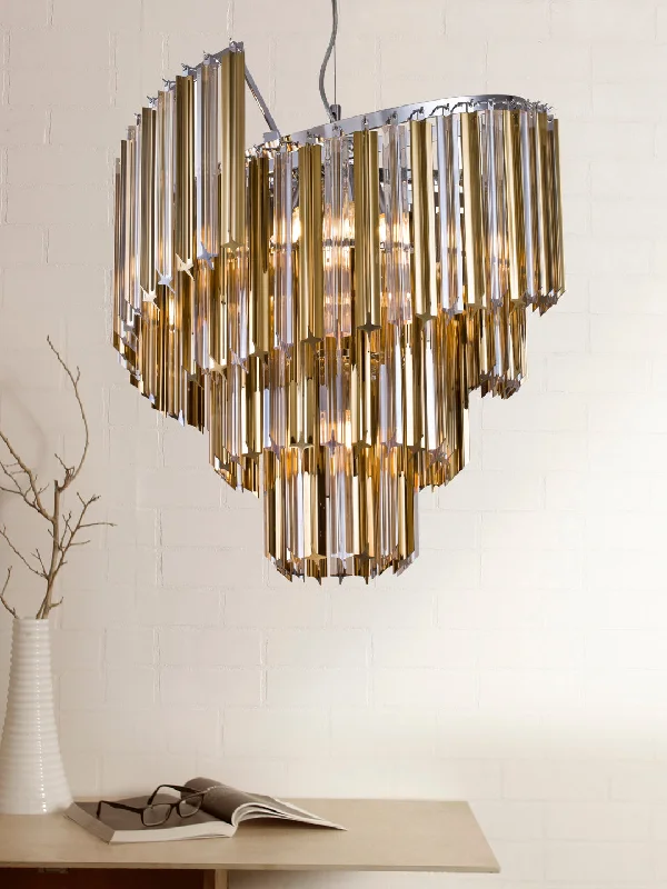 Chandeliers with Multiple Lights for Maximum IlluminationChime Chandelier