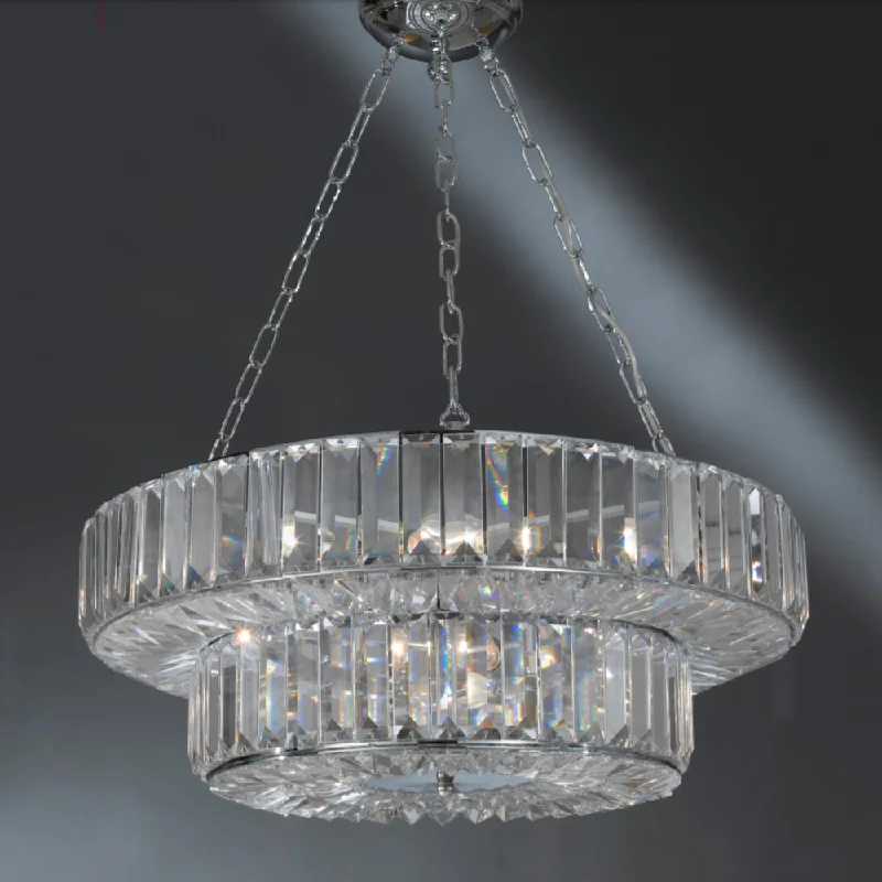 Bohemian - Style Beaded Chandeliers for Eclectic DecorContemporary Crystal Layered Chandelier Bohemian - Style Beaded Chandeliers for Eclectic DecorContemporary Crystal Layered Chandelier