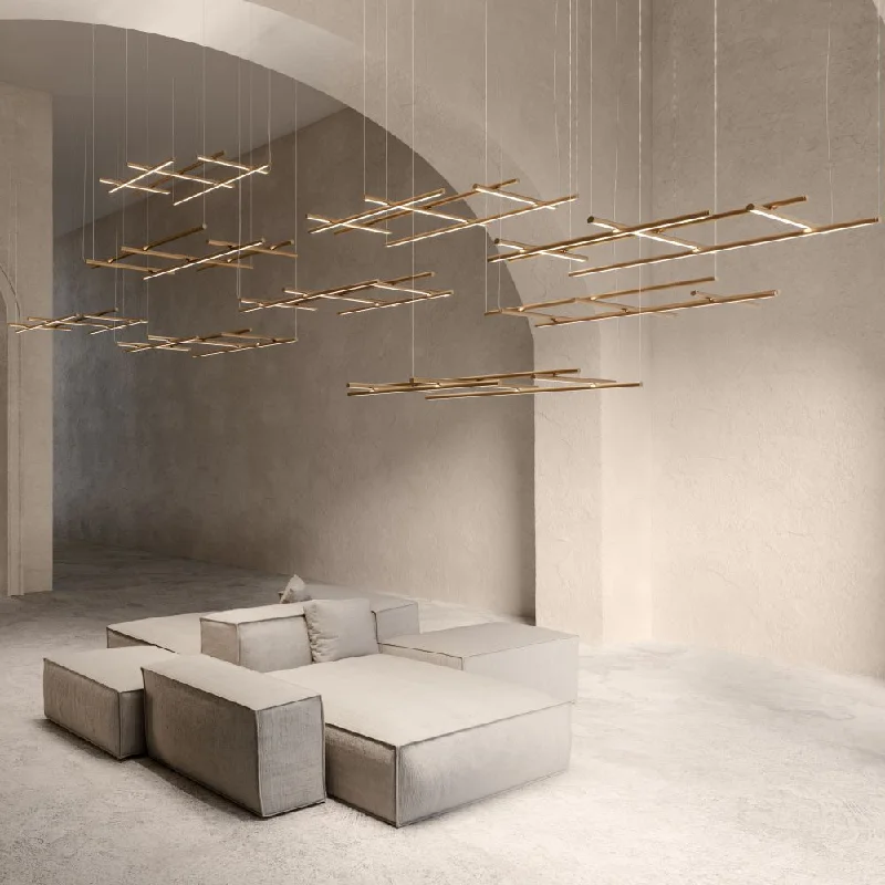 Chandeliers for Dining Rooms to Set the Mood for MealsContemporary Modular Aluminium Suspended Light Chandeliers for Dining Rooms to Set the Mood for MealsContemporary Modular Aluminium Suspended Light