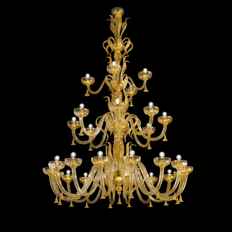 Chandeliers for Living Rooms to Create a Focal PointHand-Blown Elaborate Three-Tier Fine Italian Ceiling Pendant Chandelier With 28 Shade And Murano Glass Chandeliers for Living Rooms to Create a Focal PointHand-Blown Elaborate Three-Tier Fine Italian Ceiling Pendant Chandelier With 28 Shade And Murano Glass