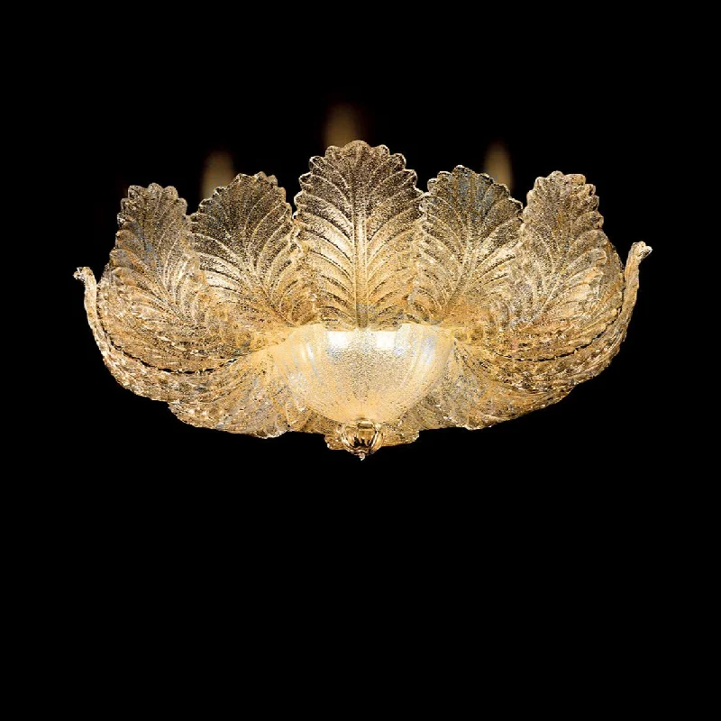 Chandeliers with Metal Frames in Bronze FinishHand-Blown Classic Amber Murano Glass Ceiling Lamp Chandeliers with Metal Frames in Bronze FinishHand-Blown Classic Amber Murano Glass Ceiling Lamp