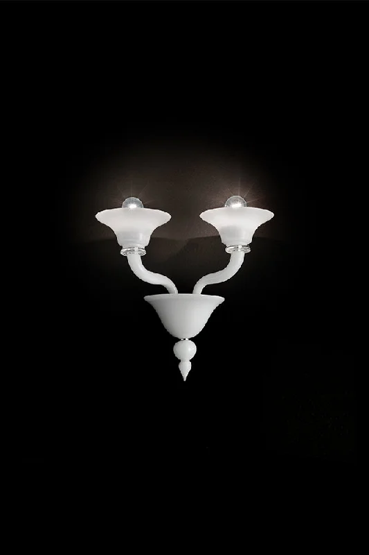 Chandeliers with Colored Glass for a Splash of ColorHandmade High Quality Elegant Venetian Chandelier Wall Lamp With Two Shades And Murano Glass Chandeliers with Colored Glass for a Splash of ColorHandmade High Quality Elegant Venetian Chandelier Wall Lamp With Two Shades And Murano Glass