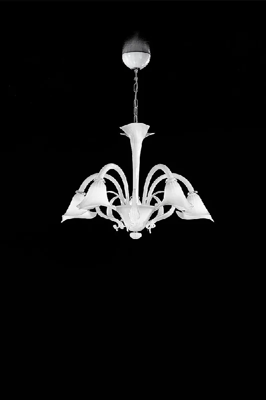 Chandeliers for Low Ceilings to Avoid OvercrowdingHandcrafted Sophisticated Fine Italian Ceiling Pendant Chandelier With Five Shades And Murano Glass Chandeliers for Low Ceilings to Avoid OvercrowdingHandcrafted Sophisticated Fine Italian Ceiling Pendant Chandelier With Five Shades And Murano Glass