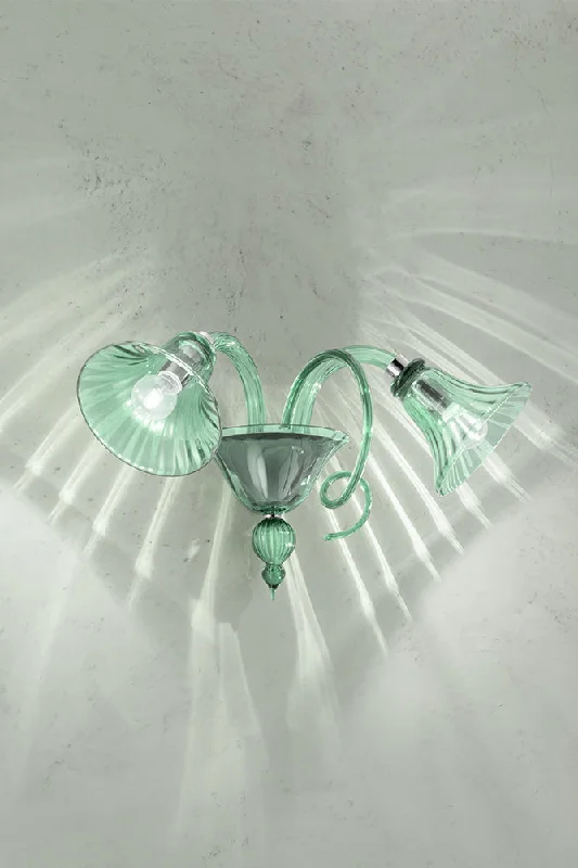 Industrial Iron Chandeliers for Loft - Inspired SpacesHandmade Elegant Venetian Wall Lamp With Two Shades And Murano Glass Industrial Iron Chandeliers for Loft - Inspired SpacesHandmade Elegant Venetian Wall Lamp With Two Shades And Murano Glass