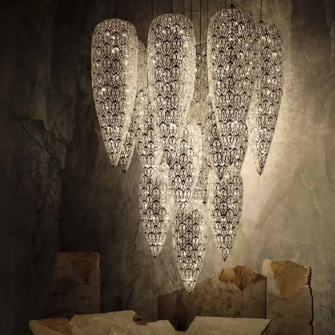 Chandeliers with Sputnik - Style Design for a Futuristic VibeCustomizable Modern Statement Chandelier With Asfour Crystals Chandeliers with Sputnik - Style Design for a Futuristic VibeCustomizable Modern Statement Chandelier With Asfour Crystals