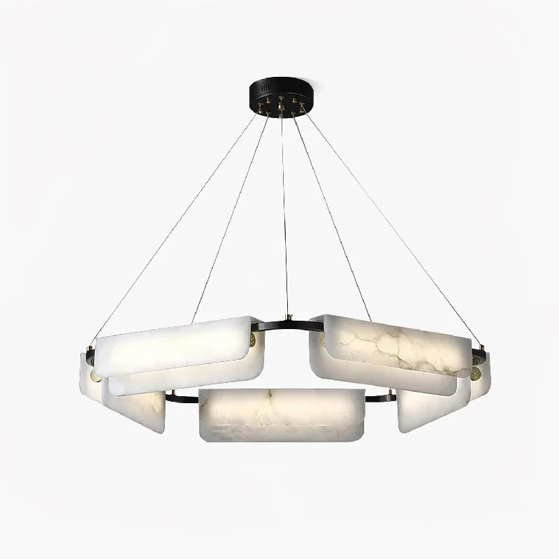 Modern Crystal Chandeliers for Contemporary HomesDelia Alabaster Chandelier