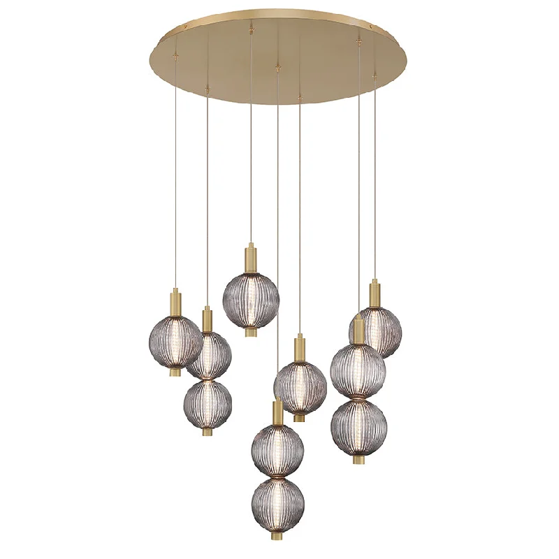 Chandeliers with Colored Glass for a Splash of ColorChandelier Palmas