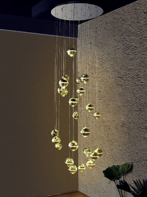 Chandeliers with Metal Frames in Bronze FinishGrady Chandelier