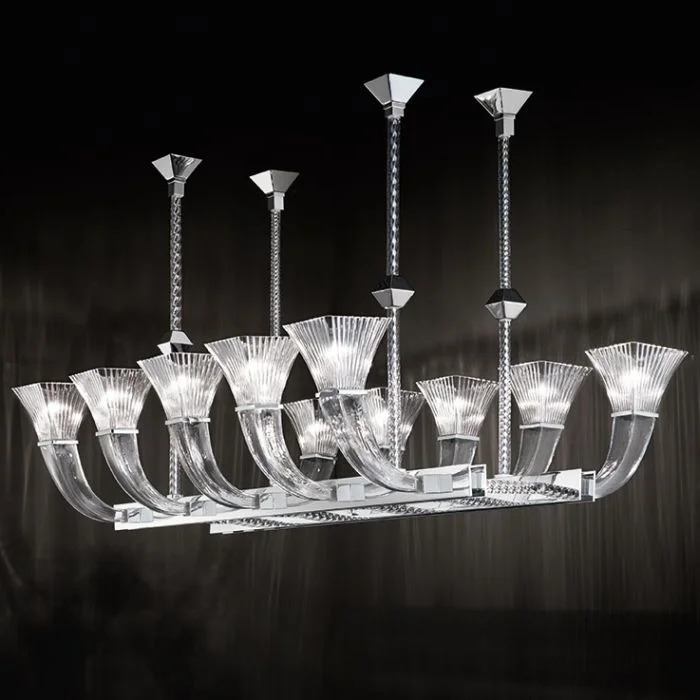 Small Chandeliers for Compact RoomsHigh-End Modern Dining Room Chandelier In Murano Glass Small Chandeliers for Compact RoomsHigh-End Modern Dining Room Chandelier In Murano Glass