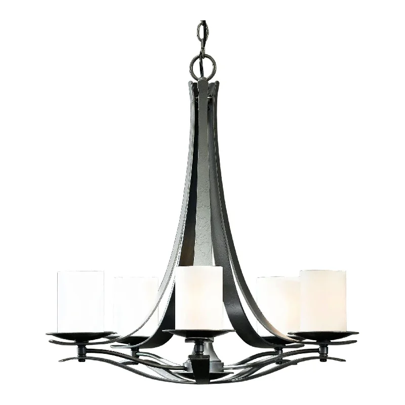 Chandeliers with Colored Glass for a Splash of ColorBerceau Chandelier