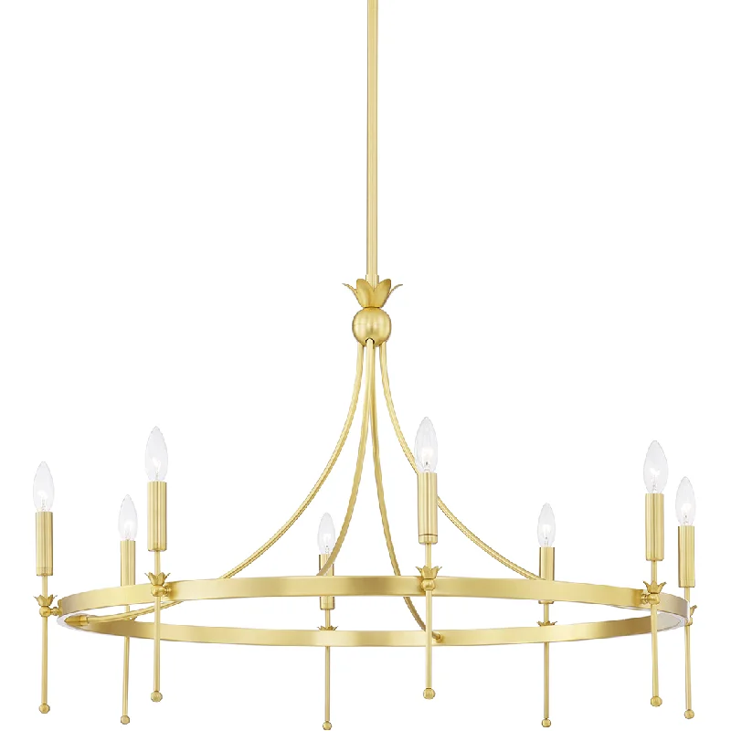 Industrial Iron Chandeliers for Loft - Inspired SpacesGates 8 Light Chandelier