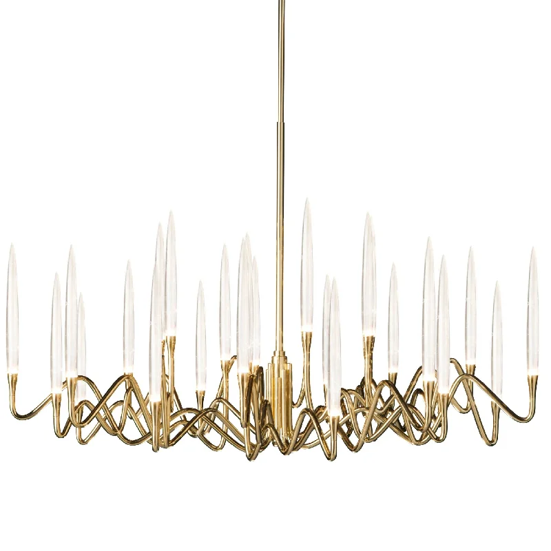 Chandeliers with Adjustable Height for Custom InstallationIl Pezzo 3 Round Chandelier with 27 lights Chandeliers with Adjustable Height for Custom InstallationIl Pezzo 3 Round Chandelier with 27 lights