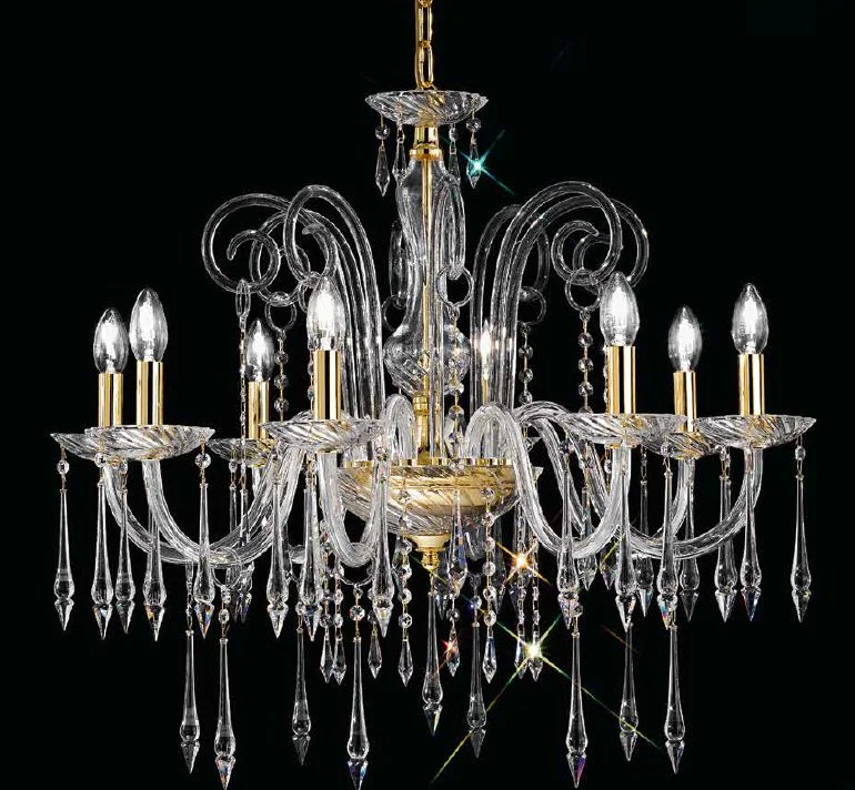 Chandeliers with Colored Glass for a Splash of ColorImpressive Italian Chandelier In 6 Sizes With Sparkling Lead Crystals Chandeliers with Colored Glass for a Splash of ColorImpressive Italian Chandelier In 6 Sizes With Sparkling Lead Crystals