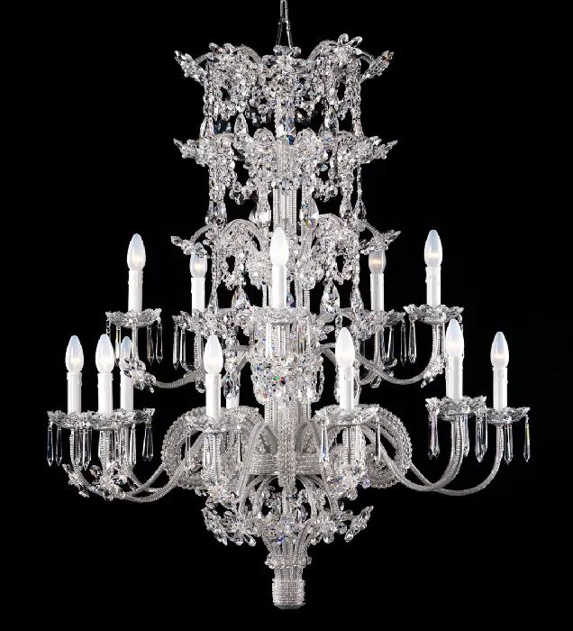 Bohemian - Style Beaded Chandeliers for Eclectic DecorLarge Silver Chandeliers With Crystal Pendants Bohemian - Style Beaded Chandeliers for Eclectic DecorLarge Silver Chandeliers With Crystal Pendants