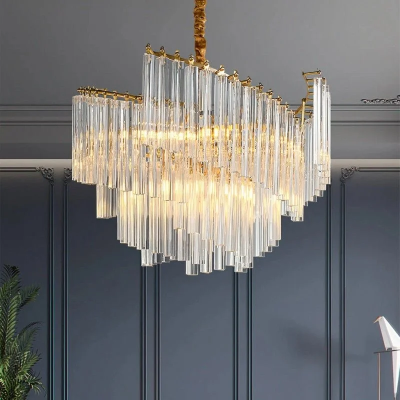 Chandeliers with Clear Crystal for a Sparkling EffectLivok Chandelier