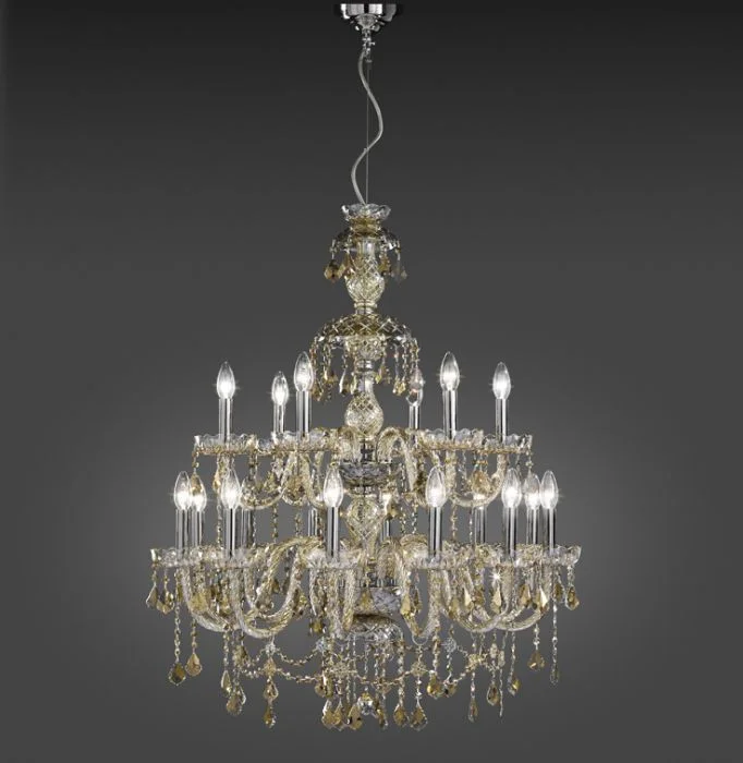 Mini Chandeliers for Adding Charm to Small SpacesMetre-Tall 18 Light Chandelier With Clear Glass Chandelier With Mini Chandeliers for Adding Charm to Small SpacesMetre-Tall 18 Light Chandelier With Clear Glass Chandelier With