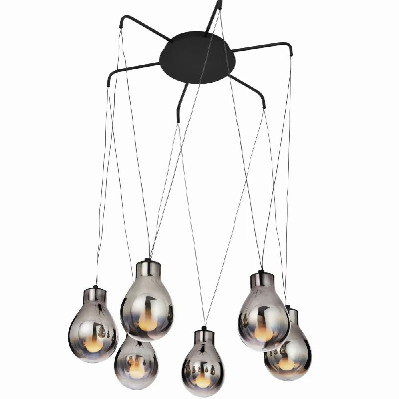 Oversized Chandeliers as a Statement Piece in Living RoomsMinimal 6 Light Cluster Ceiling Pendant Oversized Chandeliers as a Statement Piece in Living RoomsMinimal 6 Light Cluster Ceiling Pendant