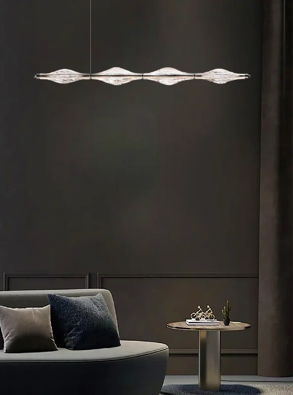 Chandeliers for High Ceilings to Fill Vertical SpaceCrystal Silver Halo Pendant