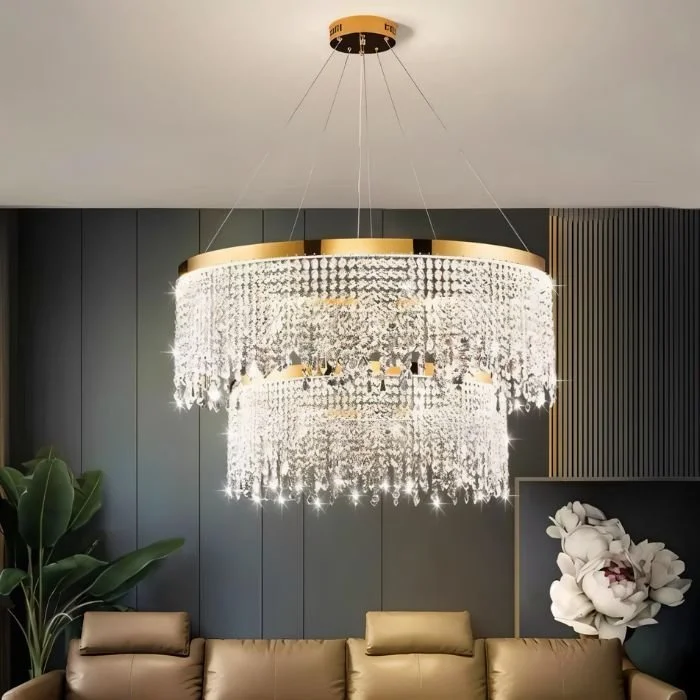 Chandeliers for Living Rooms to Create a Focal PointRexana Crystal Tiered Chandelier - Open Box Chandeliers for Living Rooms to Create a Focal PointRexana Crystal Tiered Chandelier - Open Box