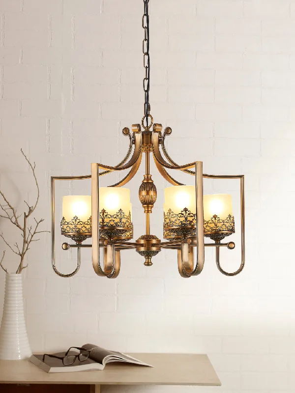 French Country Chandeliers with a Romantic AuraSelville 6 Lamp Chandelier