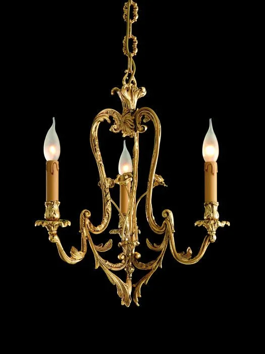 Modern Crystal Chandeliers for Contemporary HomesTraditional Gold-Plated Chandelier With Three Candle Lights Modern Crystal Chandeliers for Contemporary HomesTraditional Gold-Plated Chandelier With Three Candle Lights
