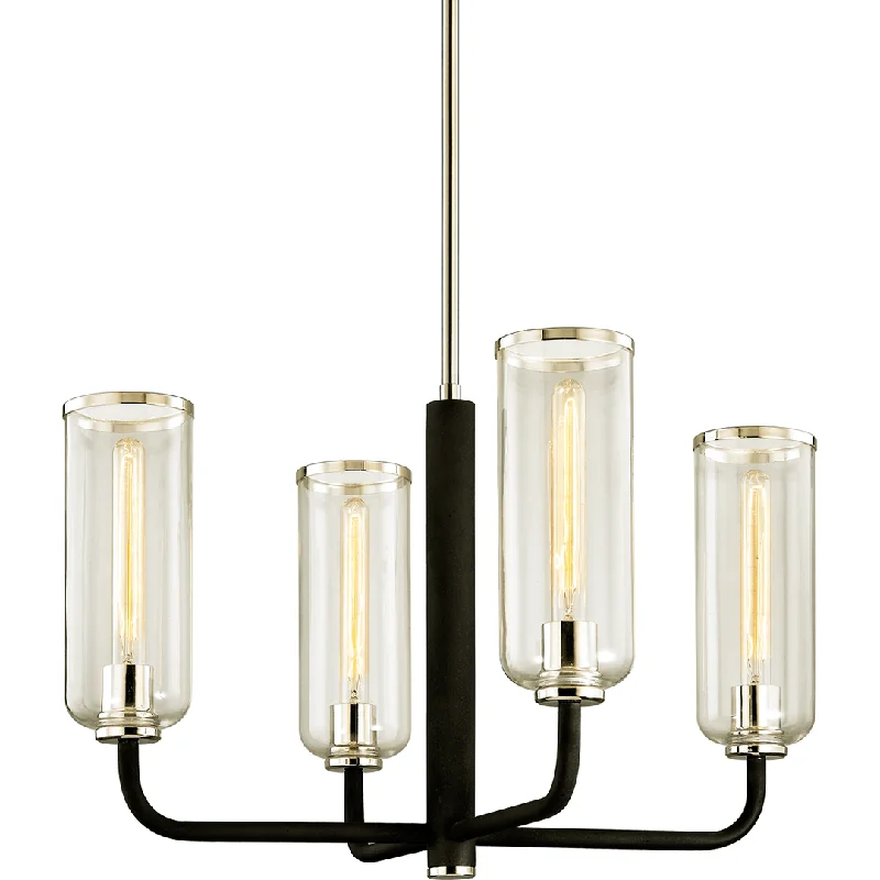 Chandeliers with Metal Frames in Silver FinishAeon Chandelier