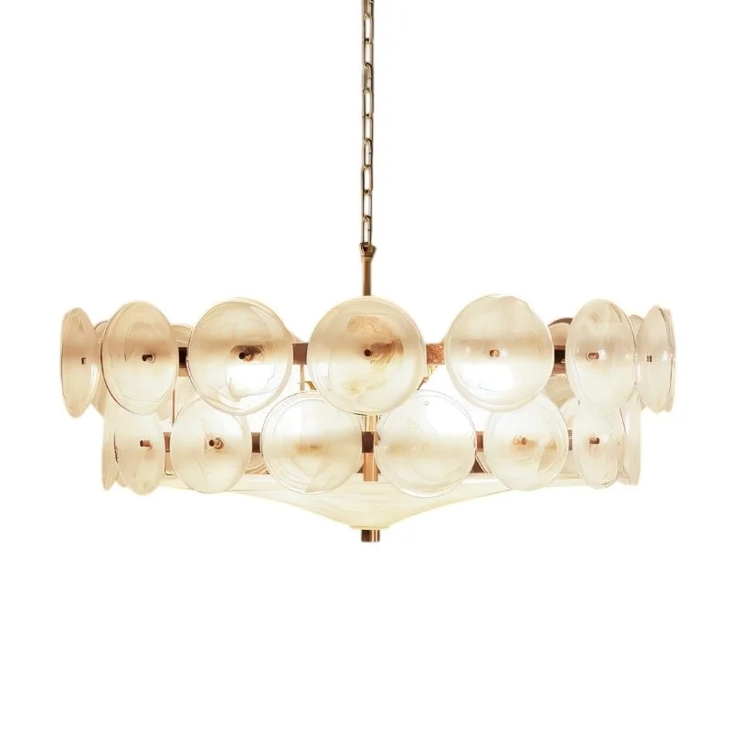 Chandeliers with Metal Frames in Bronze FinishWamble Chandelier