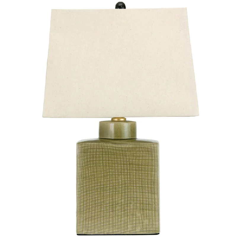 Bohemian Inspired Floor Lamp for Eclectic Home Decor22-inch Moss Green Porcelain Jar Lamp (China) Bohemian Inspired Floor Lamp for Eclectic Home Decor22-inch Moss Green Porcelain Jar Lamp (China)