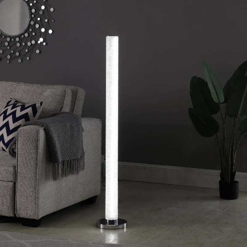 Adjustable Height Floor Lamp for Versatile Lighting Needs49" White Column Floor Lamp With Clear Drum Shade By Homeroots Adjustable Height Floor Lamp for Versatile Lighting Needs49" White Column Floor Lamp With Clear Drum Shade By Homeroots