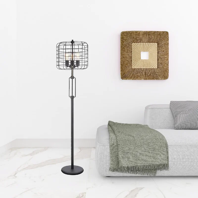 Bohemian Inspired Floor Lamp for Eclectic Home Decor63" Black Three Lights Novelty Floor Lamp With Black Novelty Shade By Homeroots Bohemian Inspired Floor Lamp for Eclectic Home Decor63" Black Three Lights Novelty Floor Lamp With Black Novelty Shade By Homeroots
